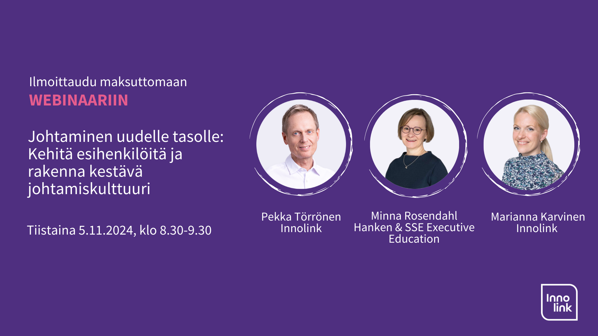 Webinaari: Johtaminen uudelle tasolle