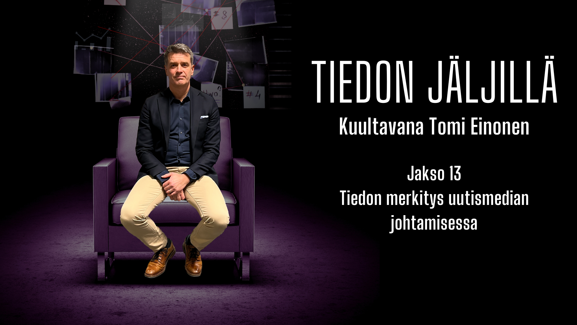 Tiedon jäljillä -podcast Tomi Einonen